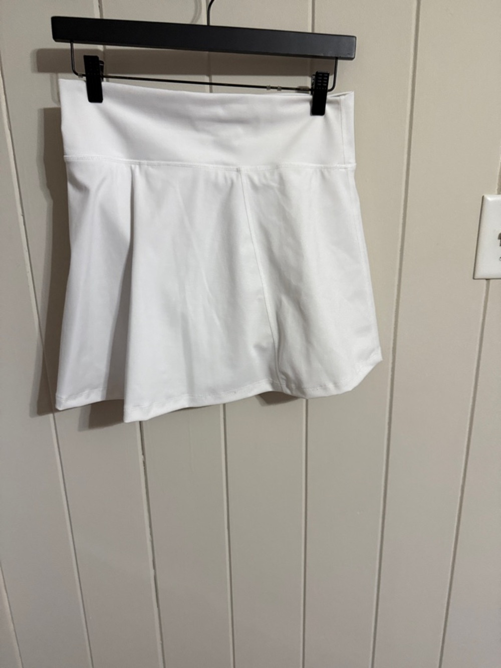 J. Crew White Athletic Pleated Skirt